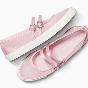 Converse All Star Dainty Mary Jane Mesh Sneakers- Pink Frost/White